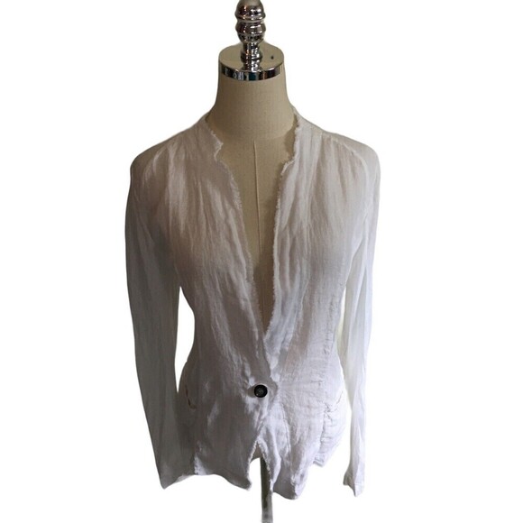 NEW KristenseN Du Nord Size 6 8 Linen Cotton Jacket Women’s 2 Cardigan Top  NWT - Picture 1 of 8